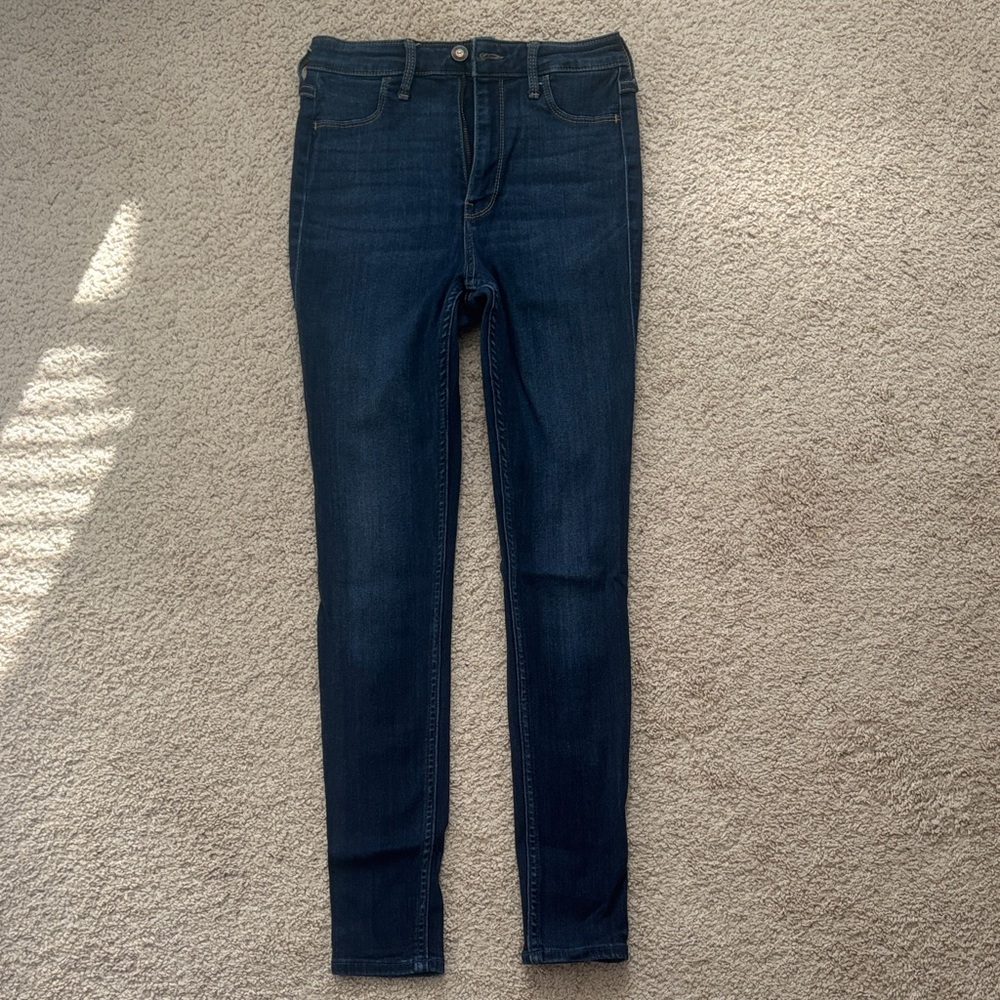 Hollister Dark Indigo Skinny Jeans